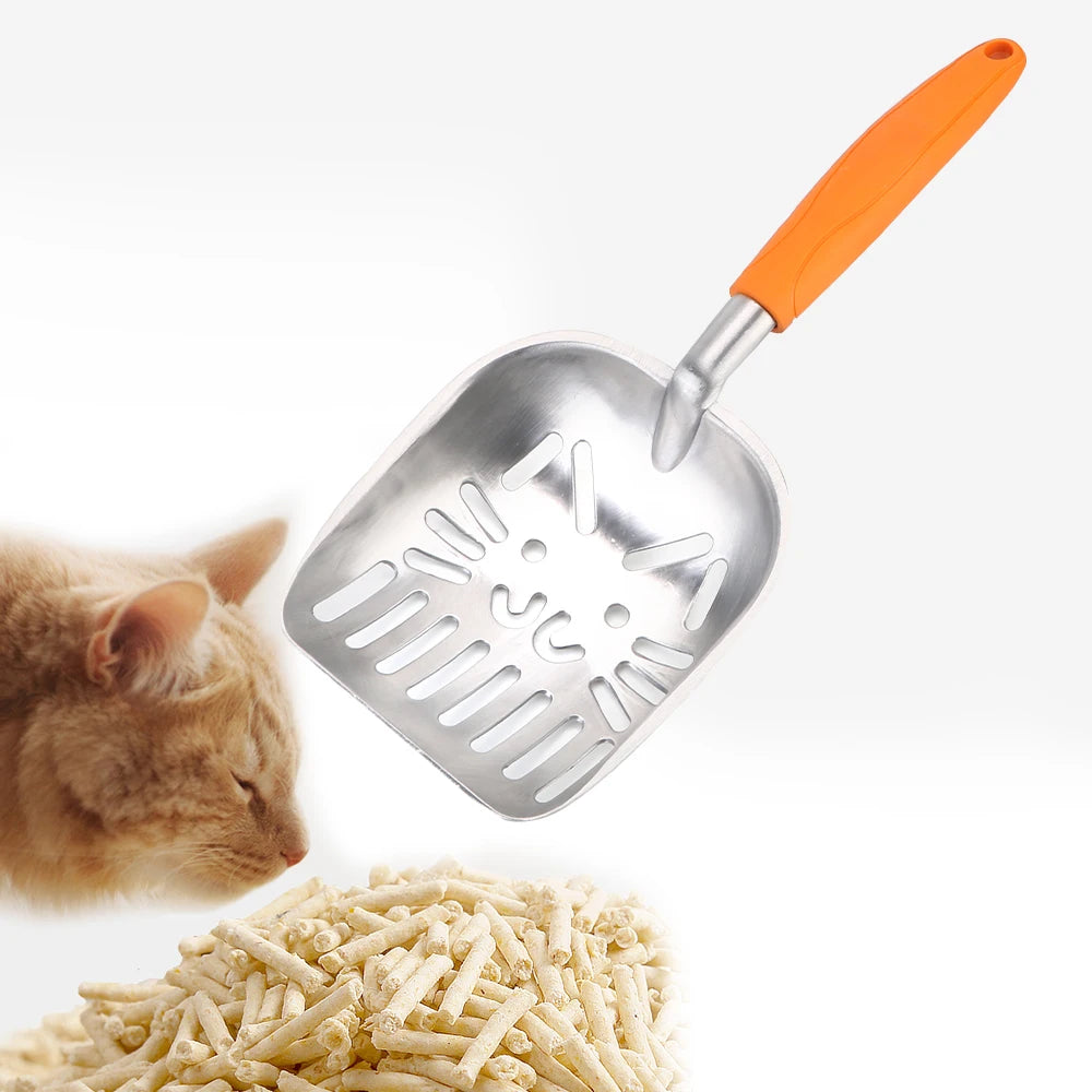 Cat Sand Cleaning For Dog Cat Clean Feces Supplies Cat Litter Shovel Pet Cleanning Tool Pet Products Metal Scoop